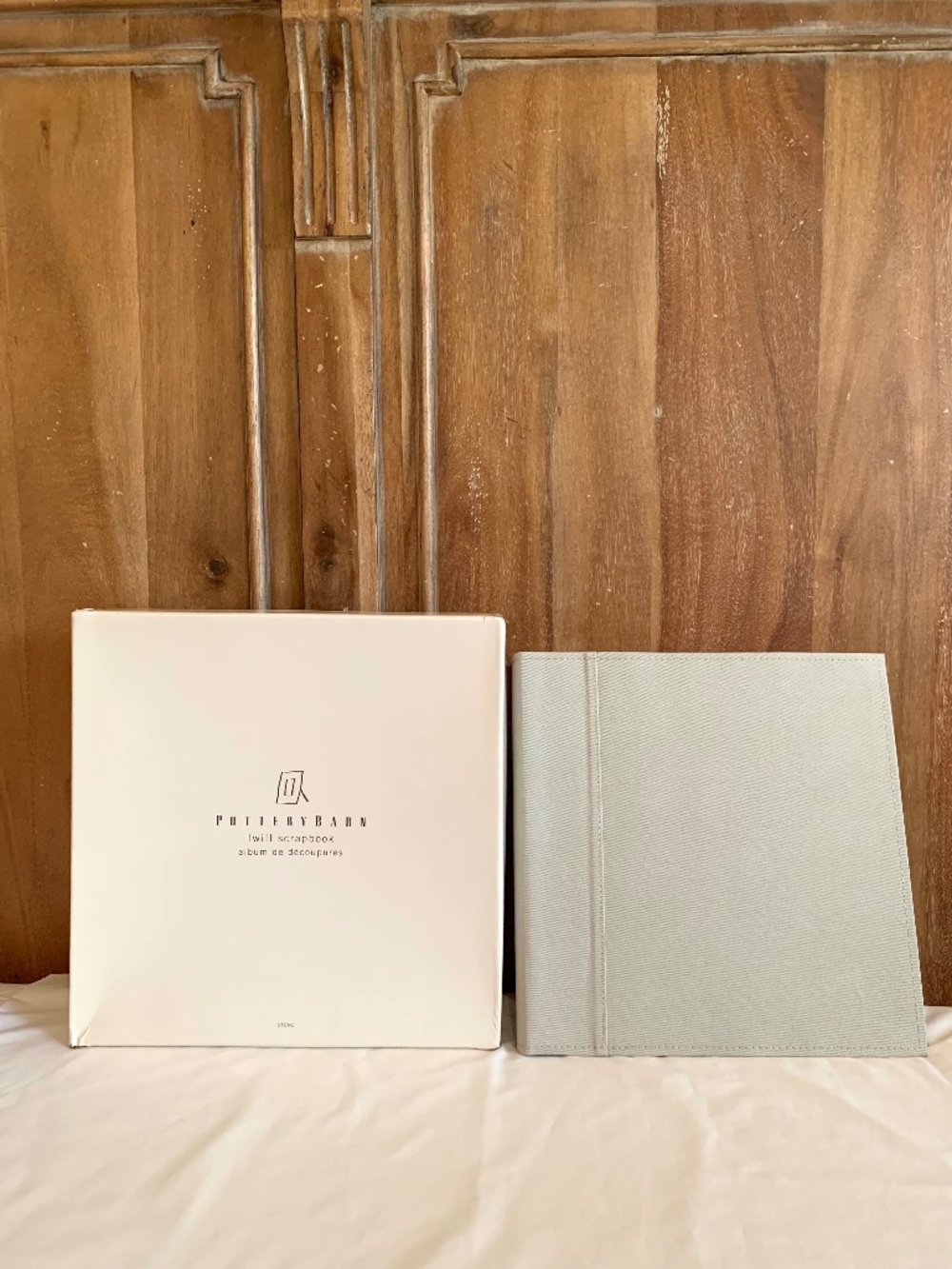 Pottery Barn NEW Twill Scrapbook